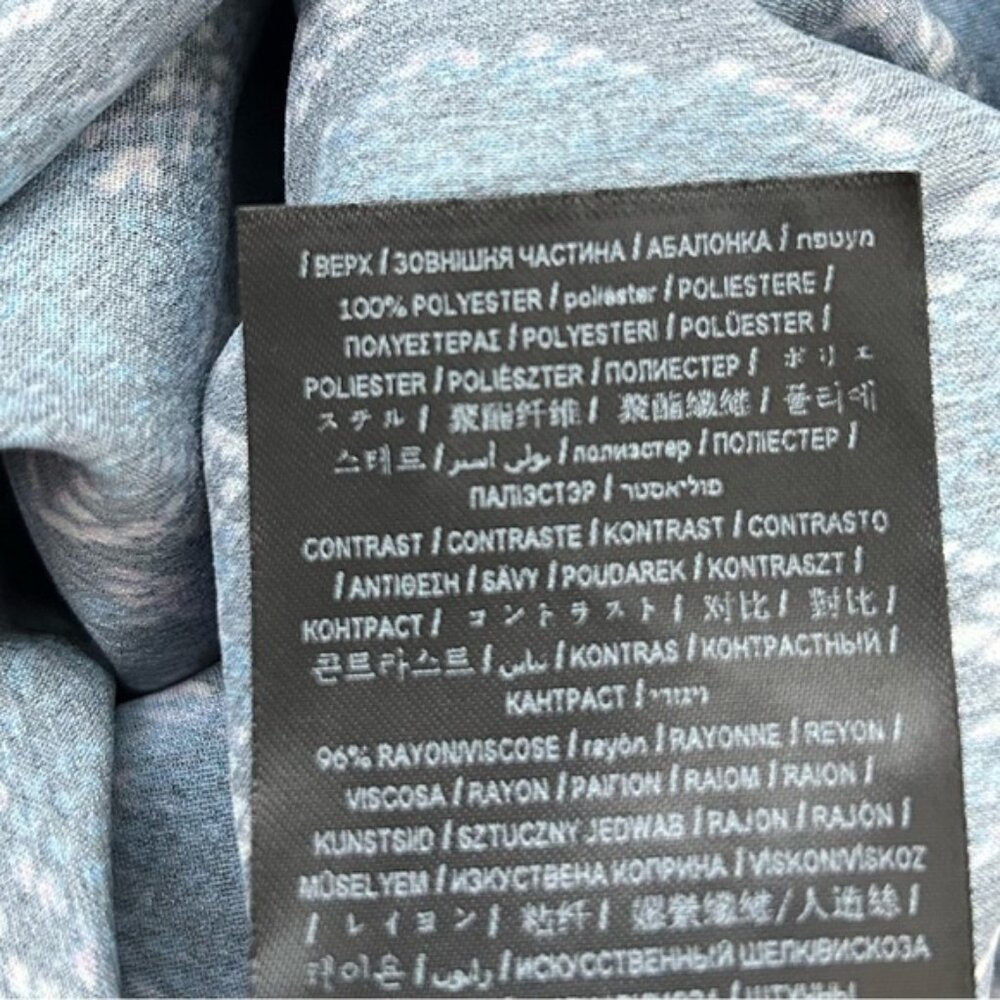 Guess Marciano Animalier Long Sleeve Bodysuit Blouse - Picture 8 of 8